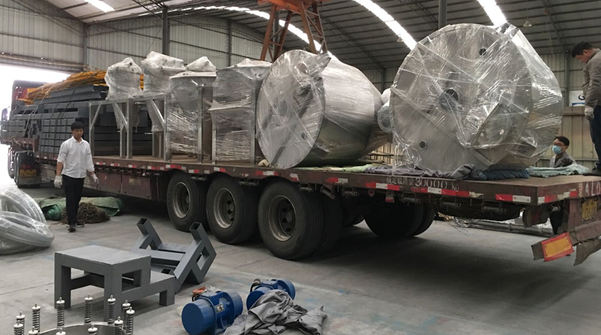 氣力輸送、混合生產(chǎn)線發(fā)貨現(xiàn)場