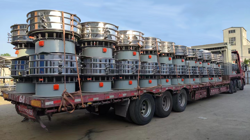 超聲波振動篩發(fā)貨現(xiàn)場